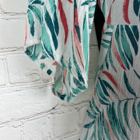 Tropical print on this beautiful jumpsuit size M - Picture 7 of 8